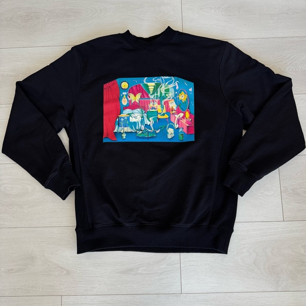 Opening Ceremony Crewneck Sweatshirt Black Men’s Heavy Gage